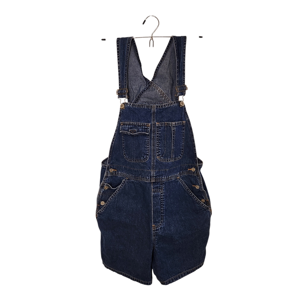 Old Navy Classic 2000's Blue Jean Overall Shorts
